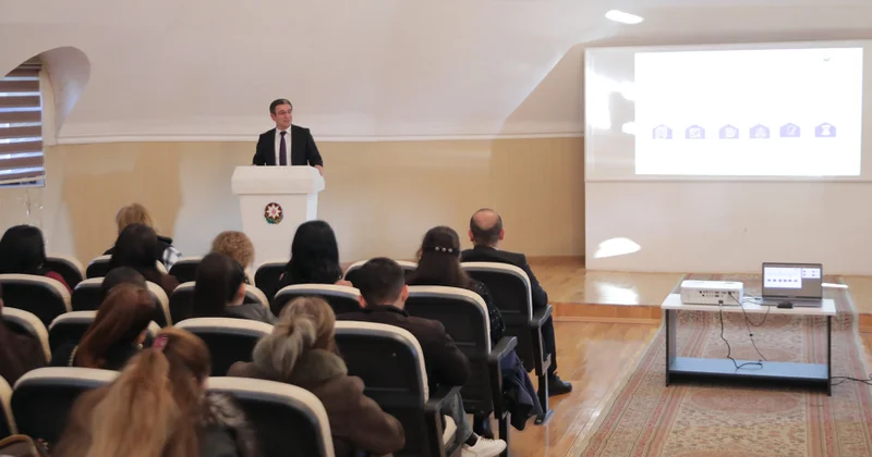 Gəncədə sahibkarlıq subyektlərinin nümayəndələri ilə maarifləndirici görüş keçirilib