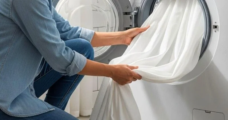 Pərdələri qar kimi ağardan təbii üsul: Cəmi bir məhsulla möhtəşəm nəticə