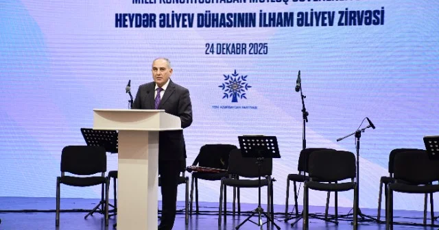 “Milli Konstitusiyadan mütləq suverenliyə: Heydər Əliyev dühasının İlham Əliyev zirvəsi” FOTOLAR