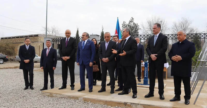 Daha bir qəsəbə içməli su ilə təmin olundu Fotolar