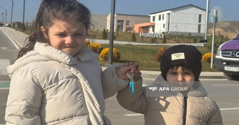 Növbəti köç karvanları Xocavəndin Sos, Cəbrayılın Horovlu kəndlərinə çatıb, açarlar təqdim olunub FOTO YENİLƏNİB