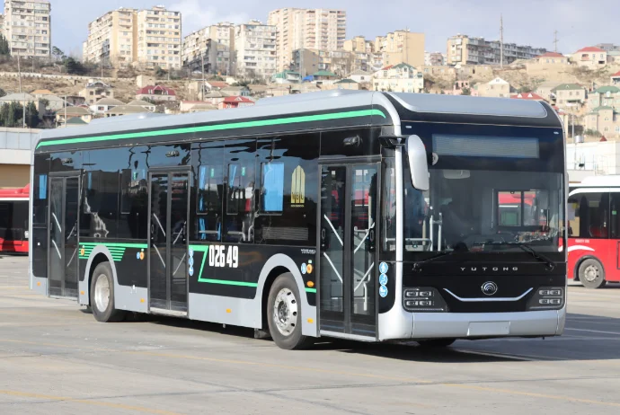 BakuBus о количестве электрических автобусов, введенных в эксплуатацию в конце 2024 г.