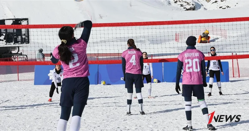 Завершён Кубок Азербайджана по снежному волейболу