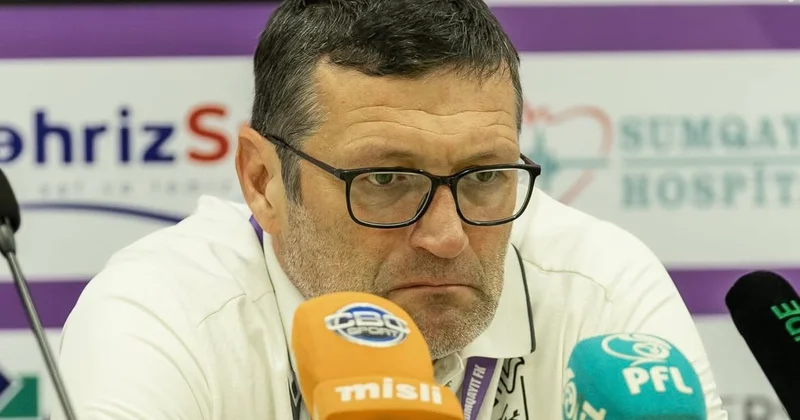 Bəxtimiz gətirdi ki belə epizodlardan az qol buraxdıq Sumqayıt ın məşqçisi