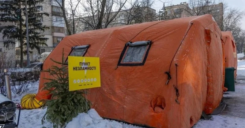 Rusiyanın hücumundan sonra Kiyevdə 1600 dən çox ev istiliksiz qalıb