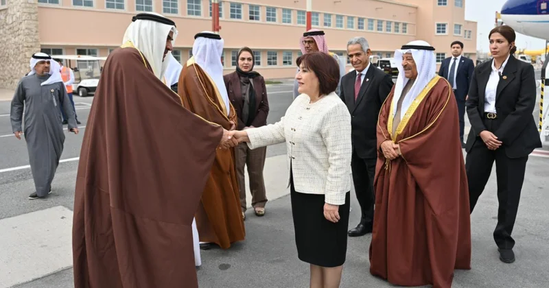 Milli Məclisin sədri Sahibə Qafarova Bəhreyn Krallığına səfərə gəlib FOTOLENT