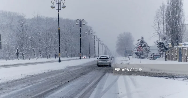Azərbaycanın bəzi rayonlarında qar yağacaq, yollar buz bağlayacaq PROQNOZ