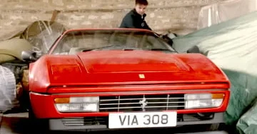 Odometrində 1400 kilometr yürüş edən 1980 ci ilin Ferrarisi aşkar edilib...