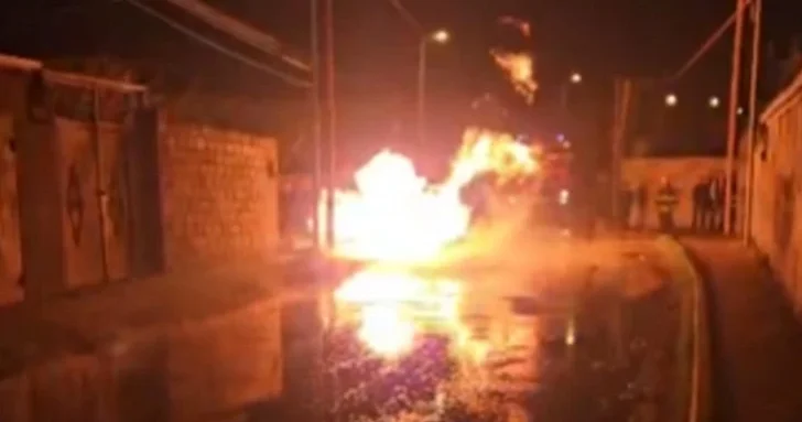 Пожар на газовой линии в Мехдиабаде: подача голубого топлива приостановлена