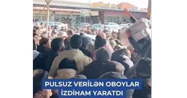 Pulsuz oboy izdihamı Xırdalanda gərgin anlar Video