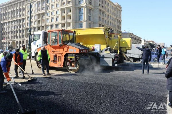 Bu prospektdə hərəkət bərpa olundu FOTOLAR (YENİLƏNİB)