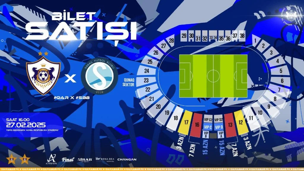 “Qarabağ”ın oyununa bilet satışı başladı