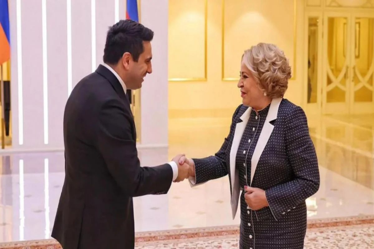 Matviyenko Rusiya Ermənistan münasibətlərinə yeni təkan vermək üçün İrəvana gedir