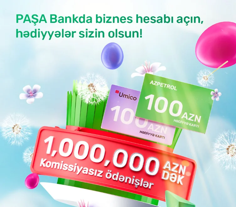 “PAŞA Bank”dan KOS müştəriləri üçün yeni Hədiyyələr bayramdan öncə gəlir! kampaniyası