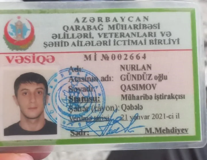 Müharibə veteranının dəstəyə ehtiyacı var