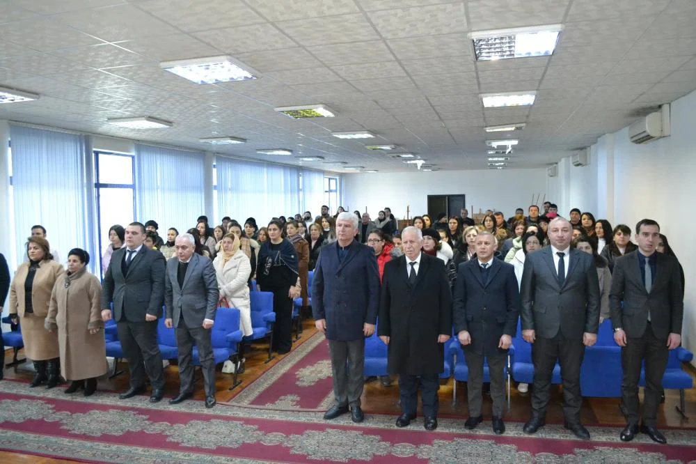 Şəmkirdə “Unudulmayan faciə, sağalmaz yara” mövzusunda tədbir keçirilib