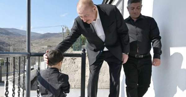 Prezident Xocalıya getdi YENİLƏNİB (FOTOLAR)