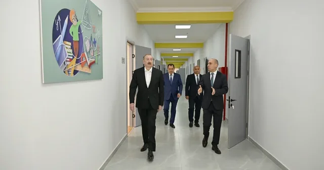 Prezident Lənkəranda açılışda FOTO