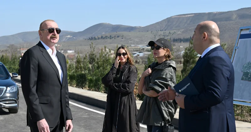 Prezident xanımı və qızı ilə Xocavənddə olub Fotolar+Yenilənib
