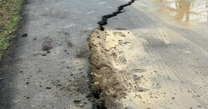 В Лянкяранском районе произошёл оползень