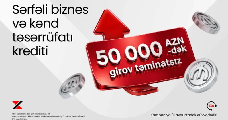 Xalq Bank dan sahibkarlar üçün girovsuz biznes krediti