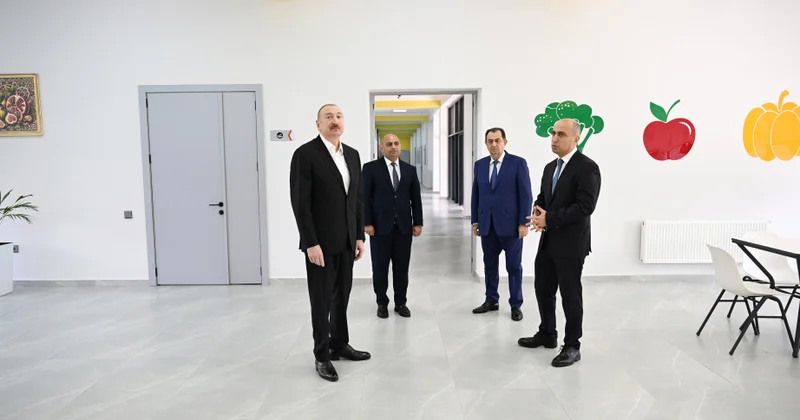 Prezident İlham Əliyev Lənkəran Dövlət Peşə Təhsil Mərkəzinin açılışında iştirak edib