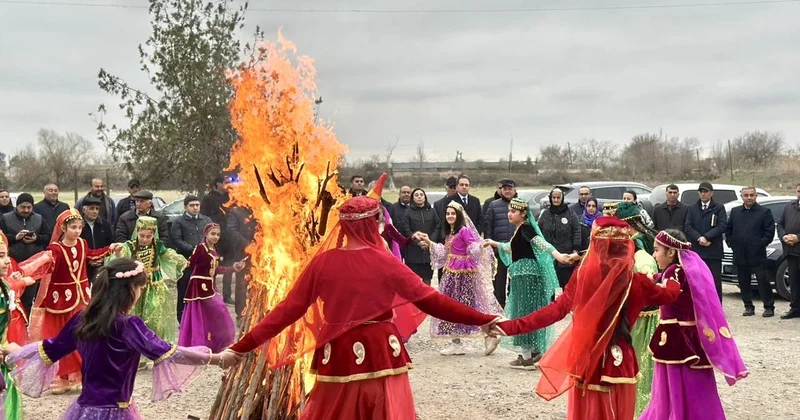 Beyləqanda Su çərşənbəsi qeyd olundu Fotolar