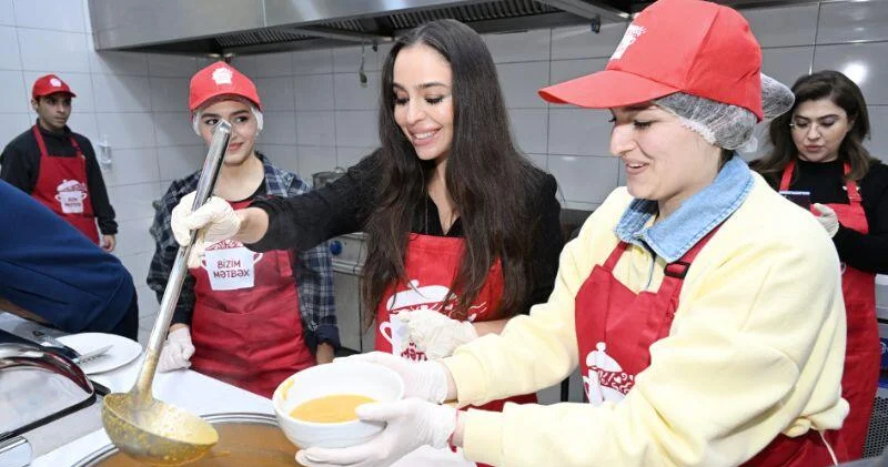 Лейла Алиева приняла участие в ифтаре в Губе ФОТО