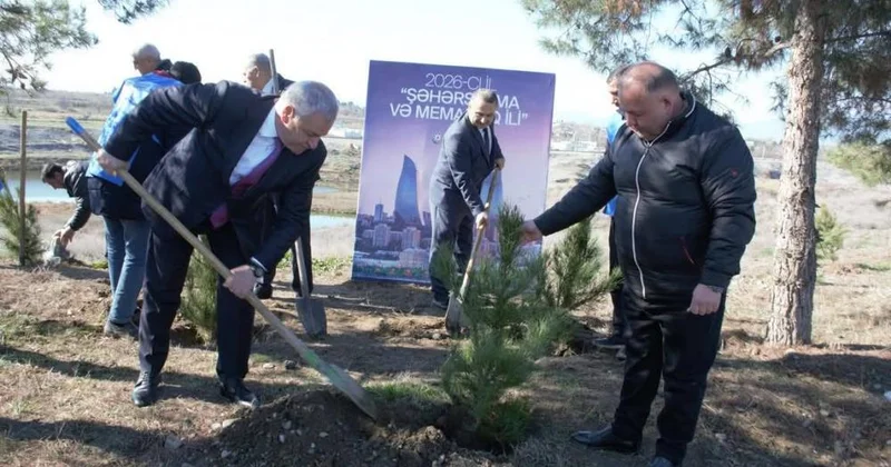 Tərtərdə “Şəhərsalma və Memarlıq İli” çərçivəsində Xocalı soyqrımının 34 cü il dönümü ilə əlaqədar ağacəkmə aksiyası keçirilib