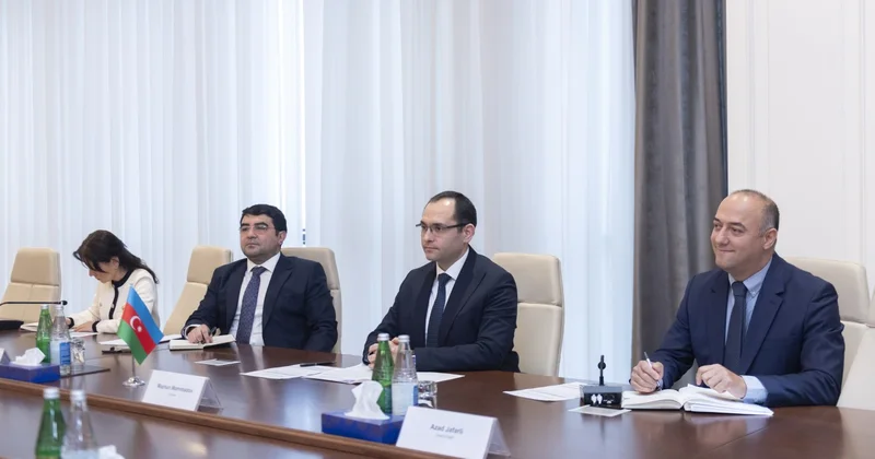 Məcnun Məmmədov İsrailin ölkəmizdəki səfiri ilə görüşdü FOTOLAR