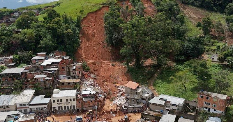 Braziliyada leysan yağışlar faciəyə səbəb oldu FOTOLAR