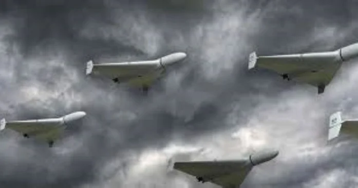 Ukrayna dronlarının Rusiyaya kütləvi hücumu VİDEO
