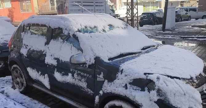 Türkiyənin bu şəhərinə güclü qar yağdı