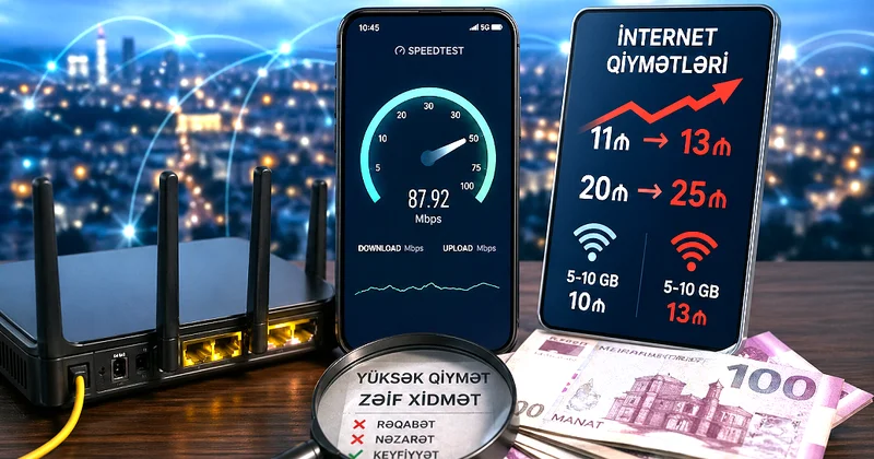 AZƏRBAYCANDA MOBİL İNTERNET NİYƏ BAHALAŞIB? “İstehlakçılara qarşı bu cür davranış yolverilməzdir...”