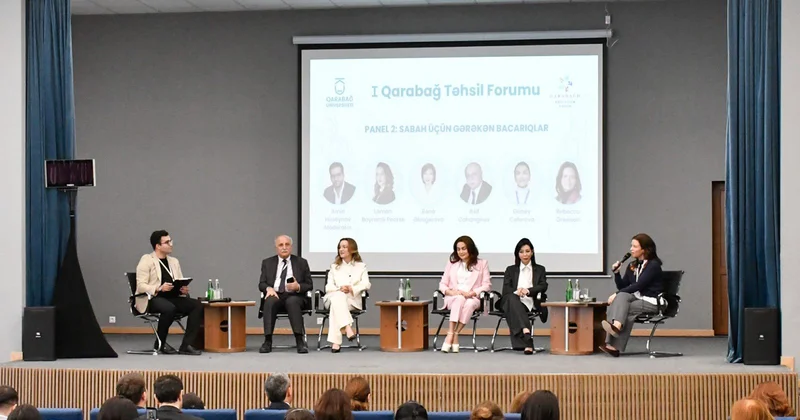 I Qarabağ Təhsil Forumu öz işinə başladı Fotolar