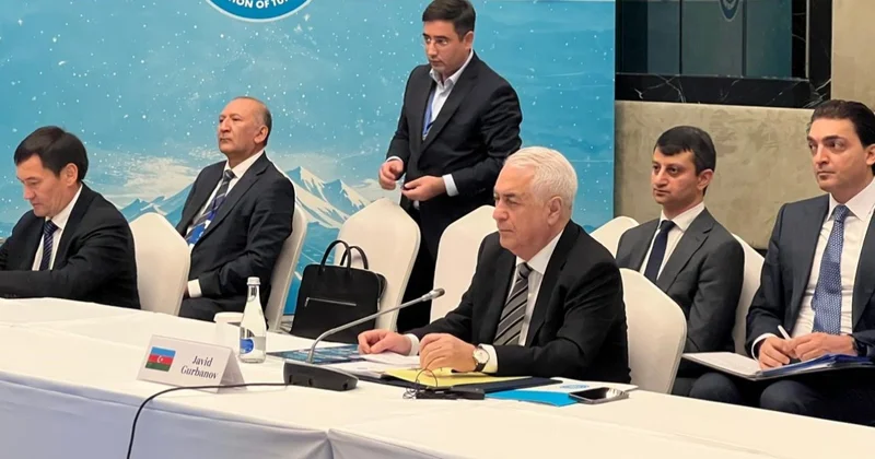 Cavid Qurbanov Bişkekdə Beynəlxalq Nəqliyyat Forumunda iştirak etdi FOTOLAR