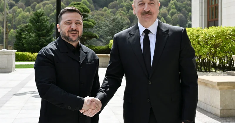 Ukrayna Prezidenti Volodimir Zelenski Azərbaycanda işgüzar səfərdədir