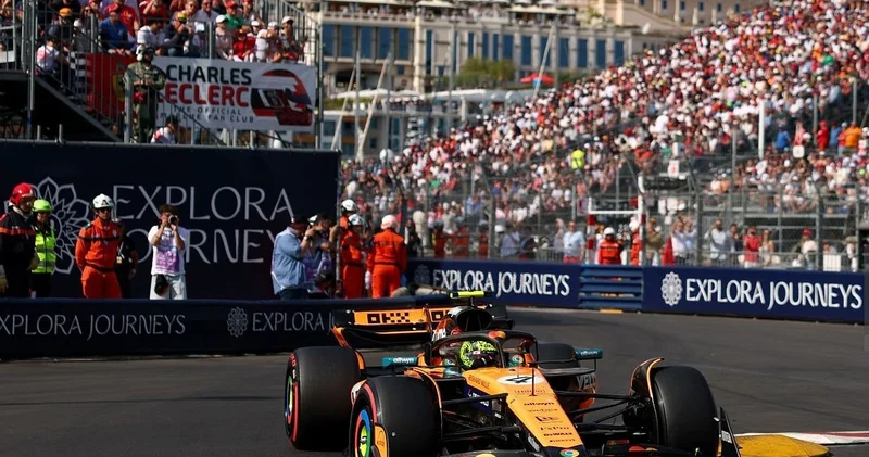 Lando Norris Monako Qran Prisinin qalibi olub
