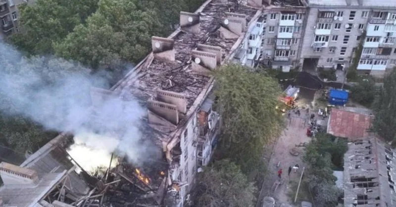 Rusiya Ukraynaya rekord sayda dronla hücum edib