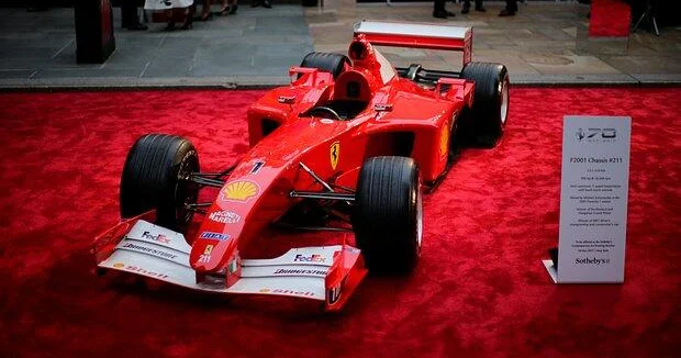 Ferrari Шумахера ушла с аукциона за рекордную сумму