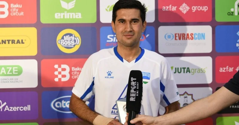 Dünya çempionatı: Özbəkistan millisinin üzvü Çad üzərində qələbəni dəyərləndirib