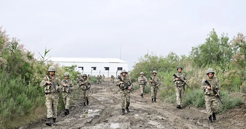 Проведены учебные сборы с военнообязанными спецназа Азербайджана