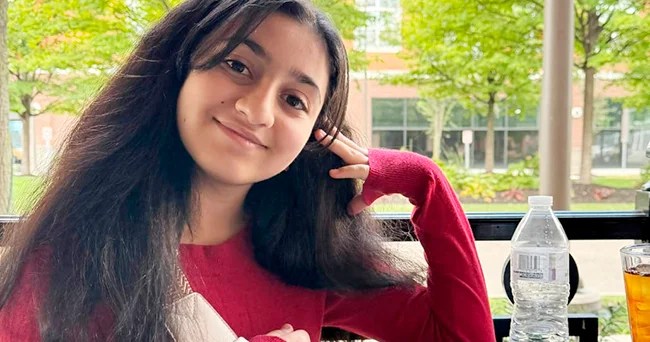 Amerikada yaşayan 12 yaşlı Nərmin yüksək nəticə ilə “Math Honors” a yüksəldi