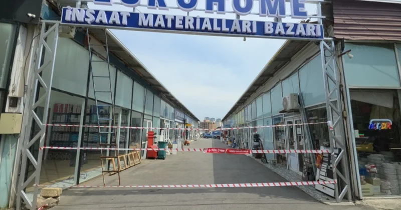 “Eurohome” tikinti materiallarının satışı bazarınının fəaliyyəti dayandırılıb VİDEO