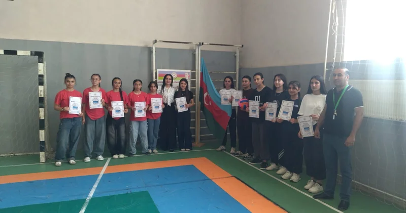 Səmimi və dostluq şəraitində keçən voleybol yarışı