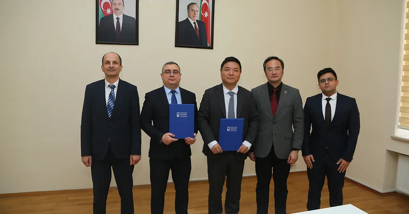 AzTU ilə Çin universiteti arasında “Əməkdaşlığa dair Niyyət Protokolu” Fotolar