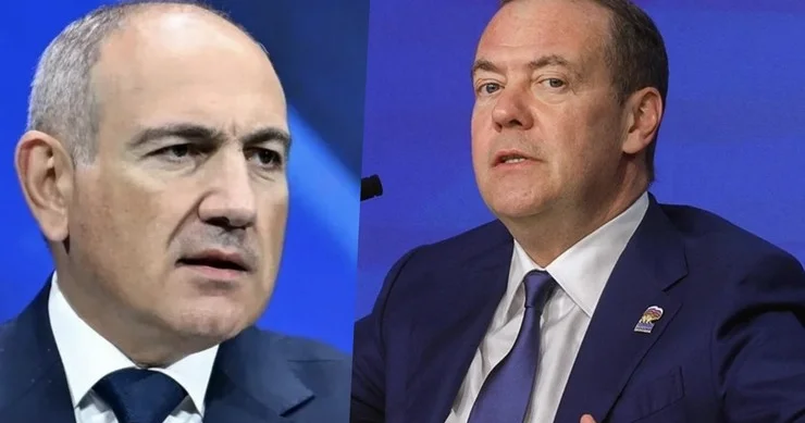 HANSISA NİKOL PAŞİNYAN... Medvedev ondan əl çəkmir