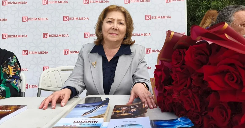 Beş kitabın müəllifi olan Naibə Əliyeva oxucuları ilə görüşdü FOTO