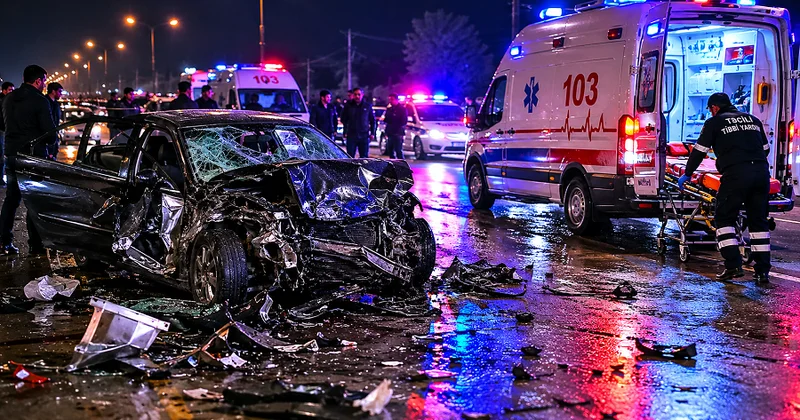 İmişlidə dəhşətli qəza: 2 ölü, 6 yaralı