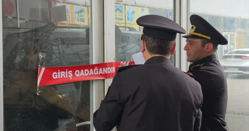В Баку приостановили работу известного рынка стройматериалов фото; видео